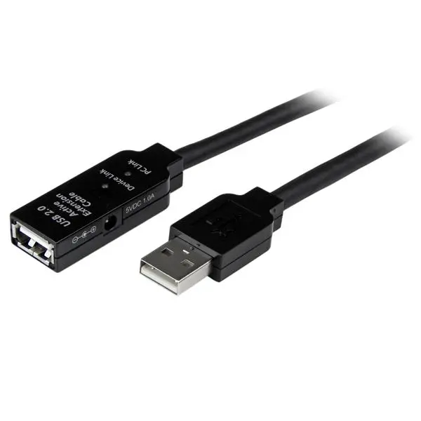 StarTech.com 5m USB 2.0 Active Extension Cable Male to Female