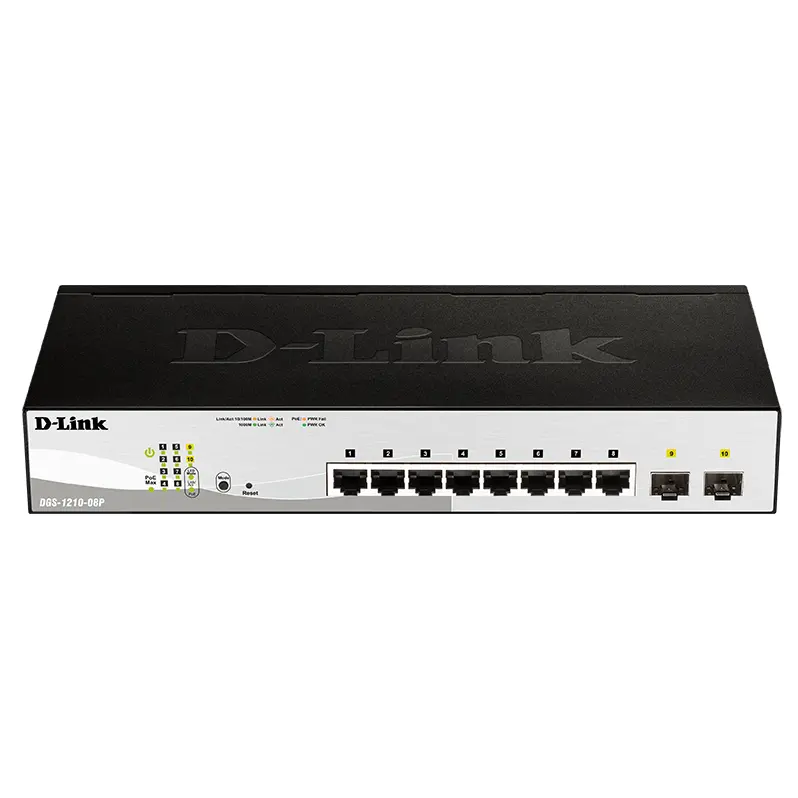 D-Link 8 Port Managed L2 Gigabit Power over Ethernet Network Switch