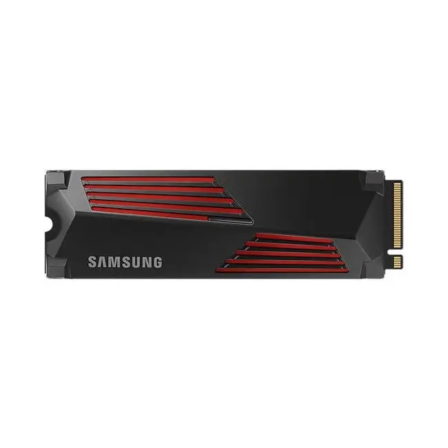 Samsung MZ-V9P2T0 990 PRO 2TB PCI Express 4.0 V-NAND MLC NVMe Internal Solid State Drive with Heatsink