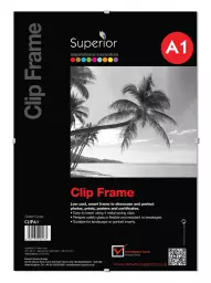 Seco A1 Perspex Safety Glass Clip Frame - CLIPA1