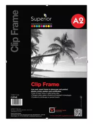 Seco A2 Perspex Safety Glass Clip Frame - CLIPA2