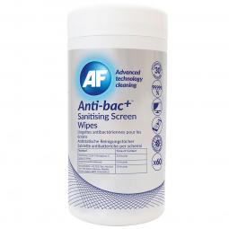 AF Anti Bacterial Sanitising Screen Wipes Tub of 60