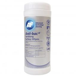 AF Anti Bacterial Sanitising Surface Wipes Tub of 50 ABSCW50T