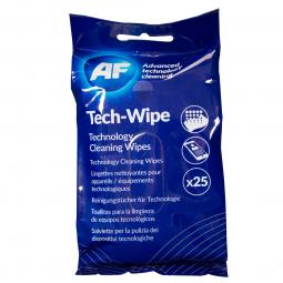 AF Tech Wipes Flat Pack Pack of 25 AMTW025P