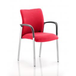 Academy Fully Bespoke Fabric Chair with Arms Cherry KCUP0033