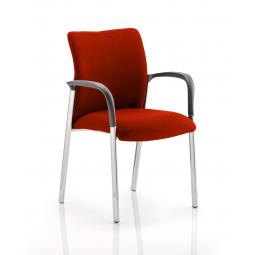 Academy Fully Bespoke Fabric Chair with Arms Tabasco Red KCUP0036