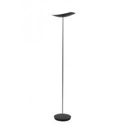 Alba LED Floor Standing Lamp with Intensity Dimmer Black and Chrome LEDCUP N UK