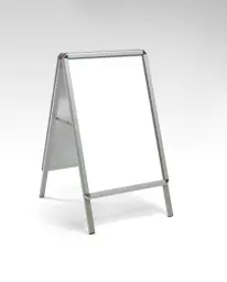 Seco Aluminium Snap Frame A-Board 32mm 20 x 30 Inches Silver - 2030AB