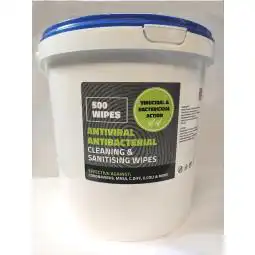 Antibacterial and Antiviral Wipes Packed 500 - UK Made