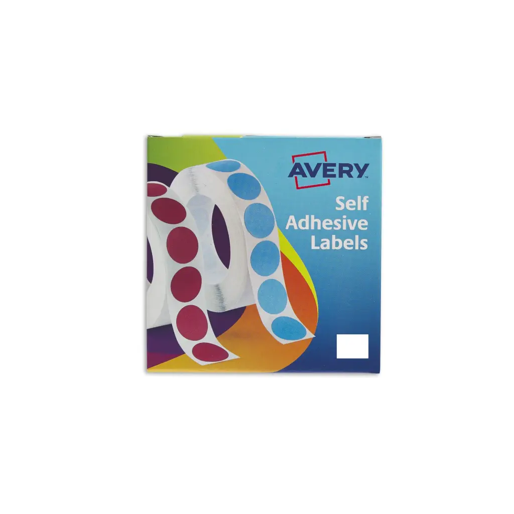 Avery Labels in Dispenser Rectangular 19x25mm White (Pack 1200 Labels) 24-421