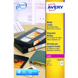 Avery 35inch Diskette Label 70x52mm L7666-25 Pack of 250