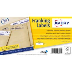 Avery Franking Labels Auto Hopper 140x38mm FL04 1000 Labels