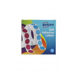 Avery Labels in Dispenser Round 19mm Diameter Blue 24-509 Pack of 1120 Labels