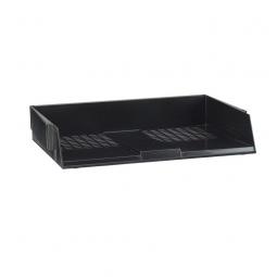 Avery Letter Tray Wide Entry Black W44BLK Single Tray Only