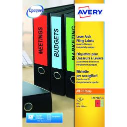 Avery Lever Arch Filing Labels 200x60mm J7171A-25 80 Labels