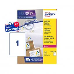 Avery Shipping Labels 200x289mm L7167-250 1 per sheet Pack of 250