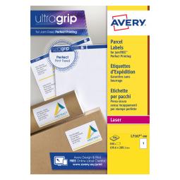 Avery Shipping Labels 200x289mm L7167-500 1 per sheet Pack of 500
