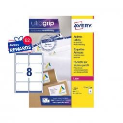 Avery Shipping Labels 99x67.7mm L7165-100 8 per sheet Pack of 800