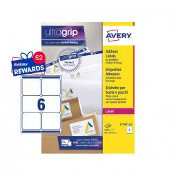 Avery Shipping Labels 99x93mm L7166-250 6 per sheet Pack of 1500