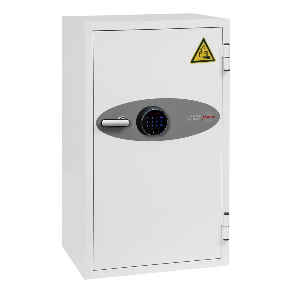 Phoenix Battery Fighter Size 3 Lithium Ion Battery Storage and Charging Fire Safe With Fingerprint Lock - BS0444F