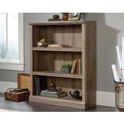 Barrister Home 3 Shelf Bookcase with 2 Adjustable Shelves W896 x D336 x H1112mm Salt Oak - 5420176