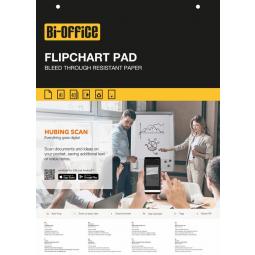 Bi-Office (A1) Flipchart Pad 60gsm  40 Perftd Sheets PacK5