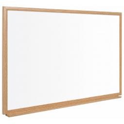 Bi-Office Earth-It Drywipe Board 180x120cm oak Executive 22mm Frame