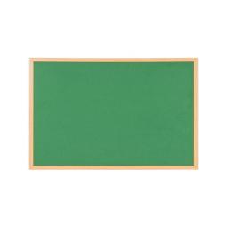 Bi-Office Earth-It Executive Green Felt Noticeboard Oak Frame 180x120cm