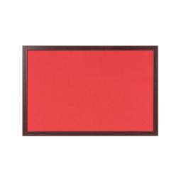 Bi-Office Earth-It Red felt 240x120cm Cherry Wood 32 mm