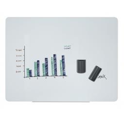 Bi-Office Magnetic Glass Memo Board 150x120cm