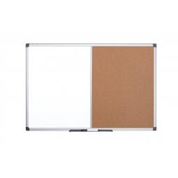 Bi-Office Maya Aluminium Frame Combination Board 60x90cm