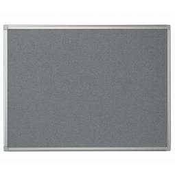 Bi-Office Maya Grey Felt Noticeboard Aluminium Frame 120x120cm