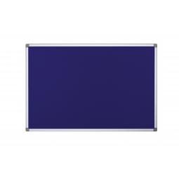 Bi Office Blue Felt Notice Board 2 Sided 900 x 600mm