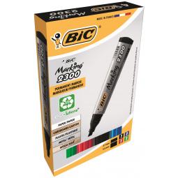 Bic Marking 2300 Permanent Marker Assorted Wallet of 4