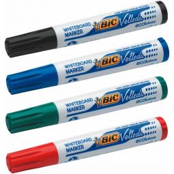 Bic Velleda Bullet Tip Whiteboard Marker Assorted Pack of 48
