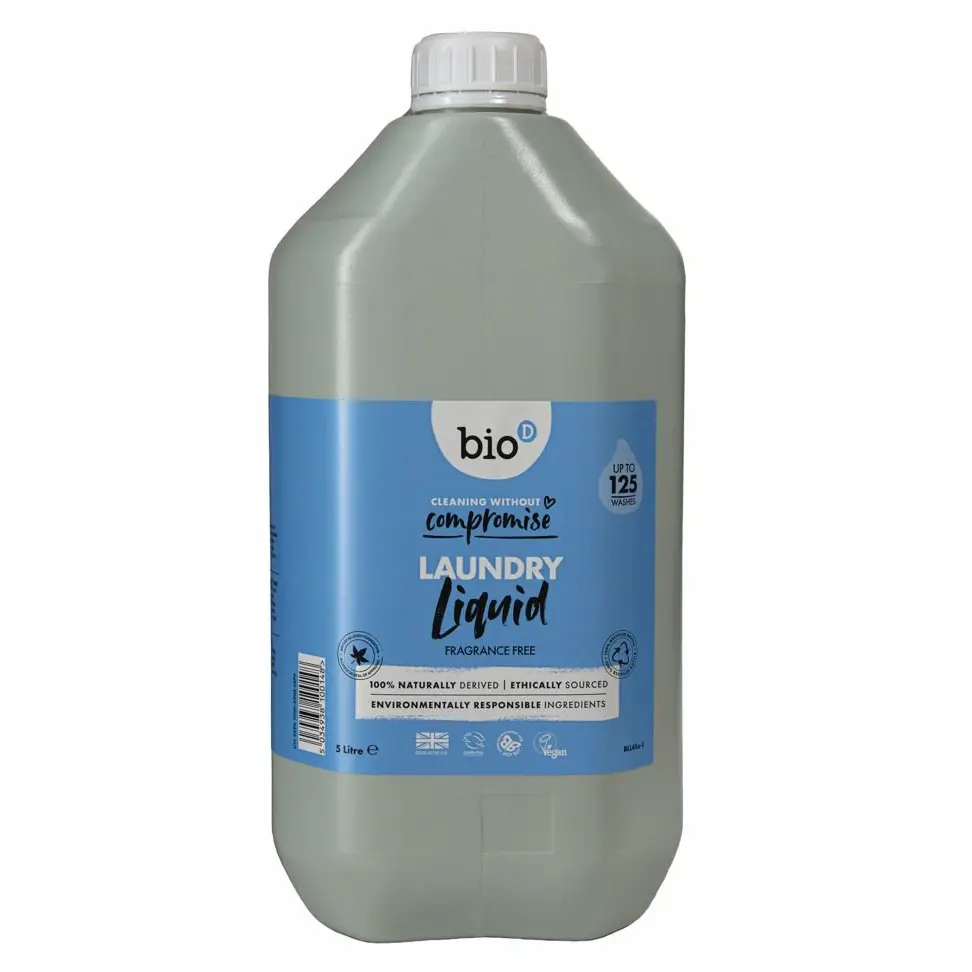 Bio D Unscented Non Bio Laundry Liquid 5 Litre - BLL45A