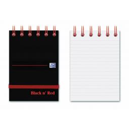 Black N Red A7 Reporters Notebook 140 Page Pack of 5