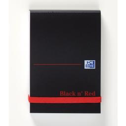 Black n Red A7 Casebound Polypropylene Cover Notebook Pack of 10