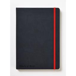 Black n Red Casebound Hardback Journal A5 144 pages 400033673