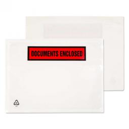 Blake A6 168X126mm Printed Document Enclosed Wallet Pack of 1000