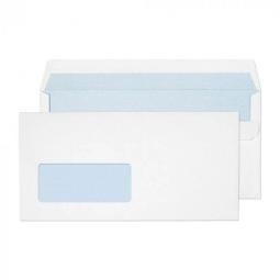 Blake Wallet Envelope DL Self Seal Window 90gsm White (Pack 500)