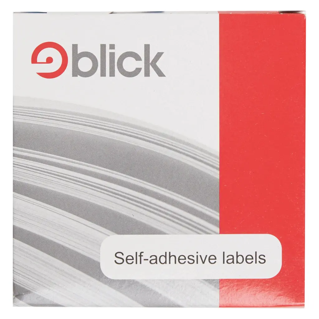 Blick Labels Dispenser Pack Circles White D19 19mm (Pack 1400 Labels) - RS005551