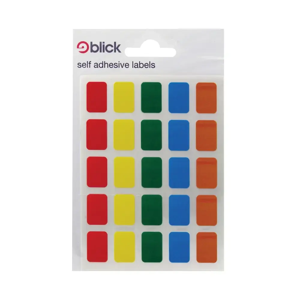 Blick Labels Assorted 12x18mm 120 Labels x20 (Pack 2400) - RS006251