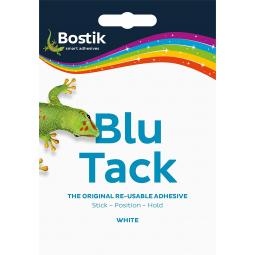 Blu Tack 12 Pack 60gm Bostik Mastic Adhesive Non-toxic White 