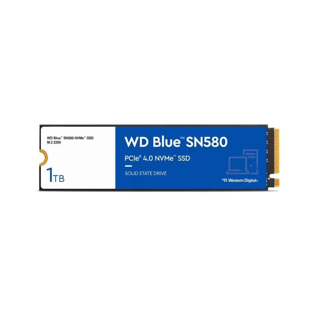 Western Digital Blue SN580 1TB M.2 PCI Express 4.0 TLC NVMe Internal Solid State Drive