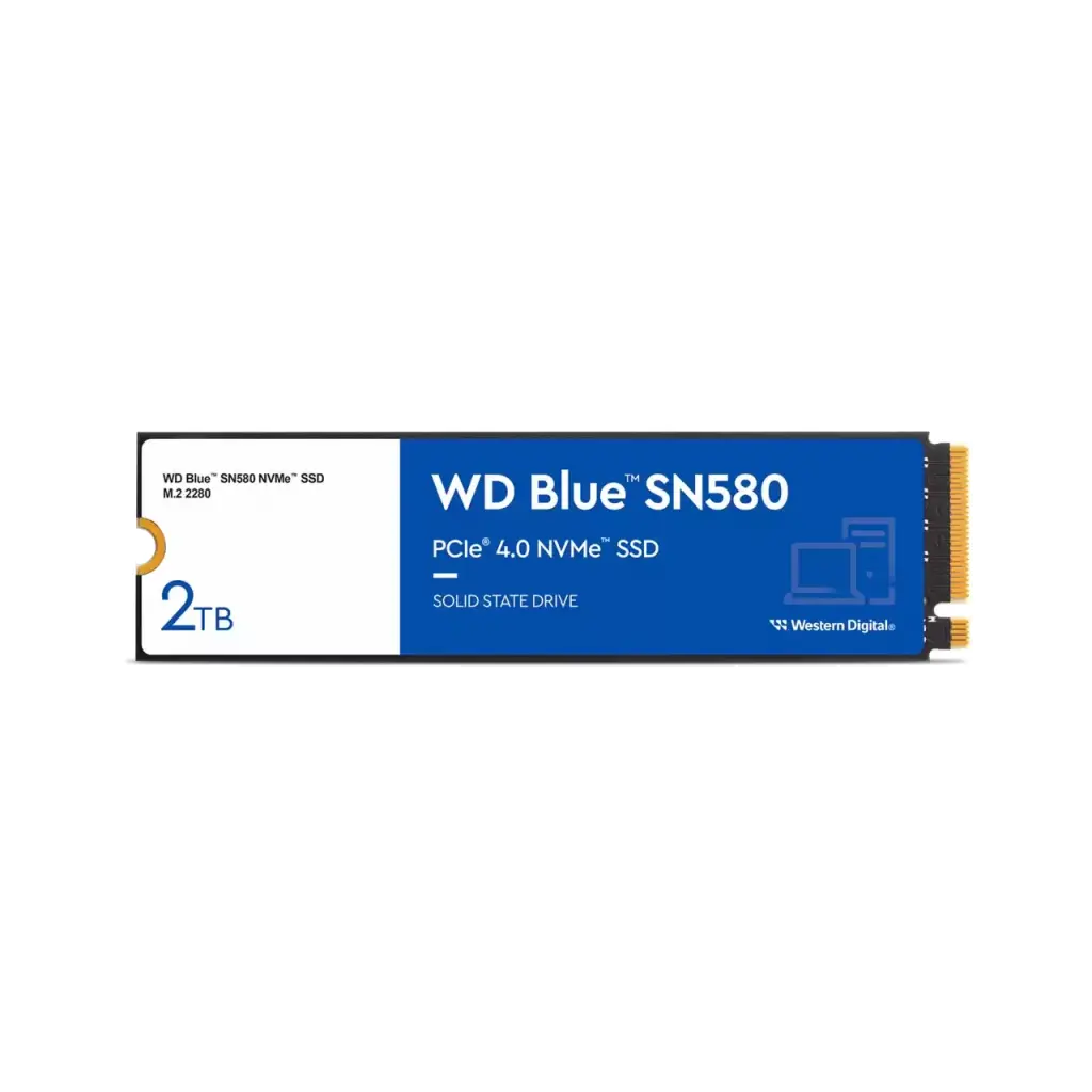 Western Digital Blue SN580 M.2 2TB PCIe 4.0 TLC NVMe Internal Solid State Drive