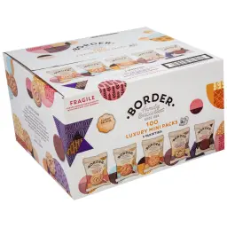 Border Biscuits Luxury Mini Twin Pack 5 Varieties Assorted Biscuit (Pack 100) - 0401049