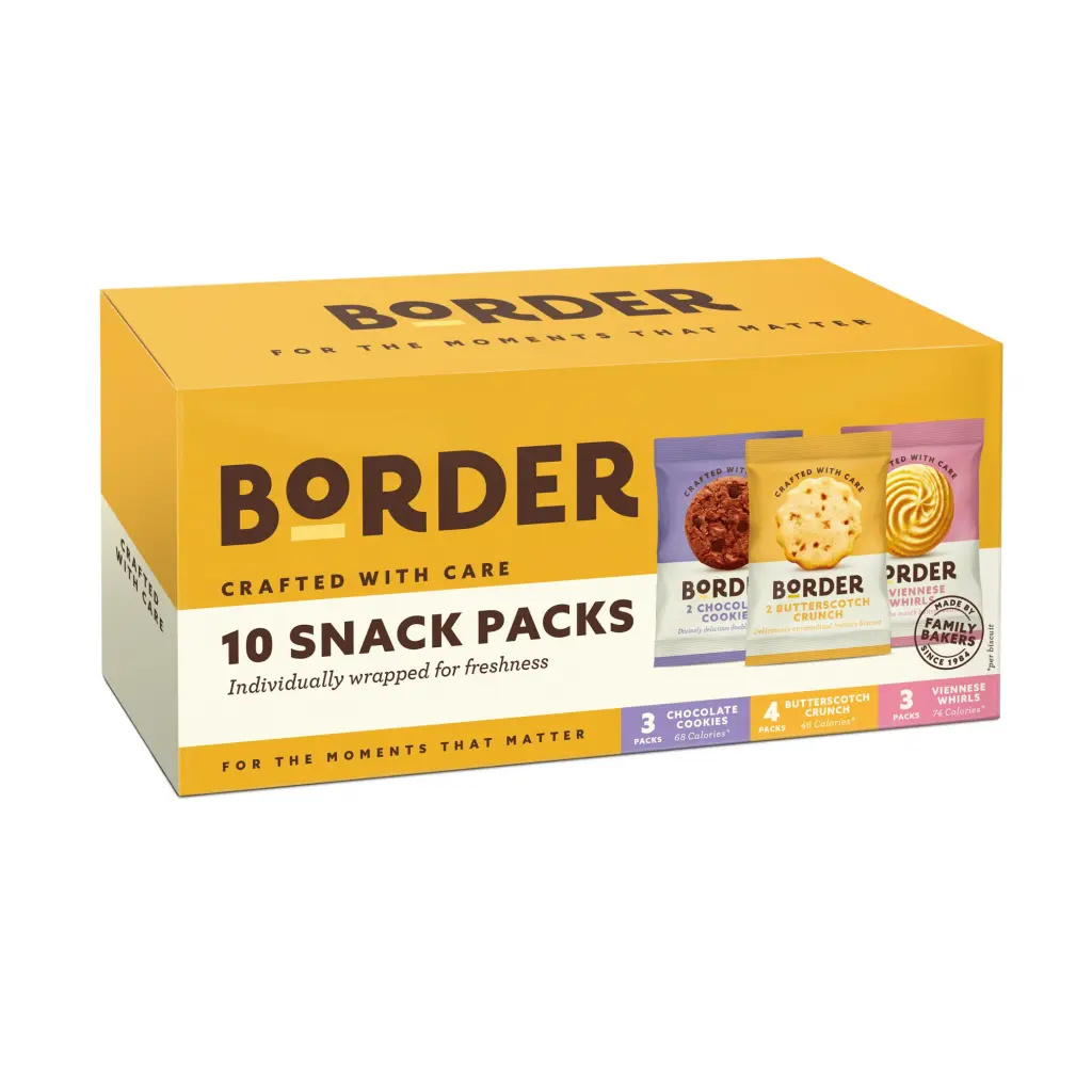 Border Biscuit Snack Packs Contains 3 Varieties of Chocolate Biscuit (Pack 260g) - 0401329