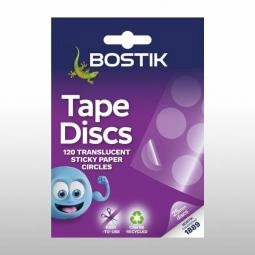Bostik Ready Cut Tape Discs Clear (Pack 1440) - 30803764