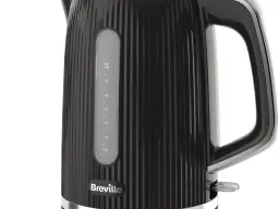 Breville Bold Electric 3kW Kettle 1.7L capacity Fast Boil Black Gloss & Silver Chrome  - VKT221